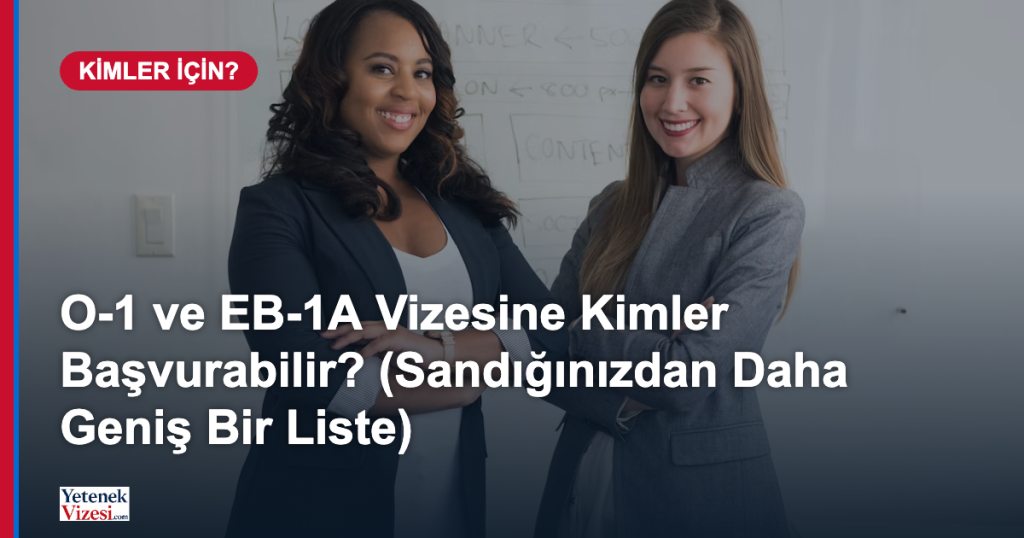 Farklı meslek gruplarından profesyoneller - O-1 ve EB-1A kimler için