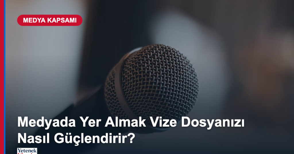 Gazeteci röportajı - medya kapsamı vize dosyası